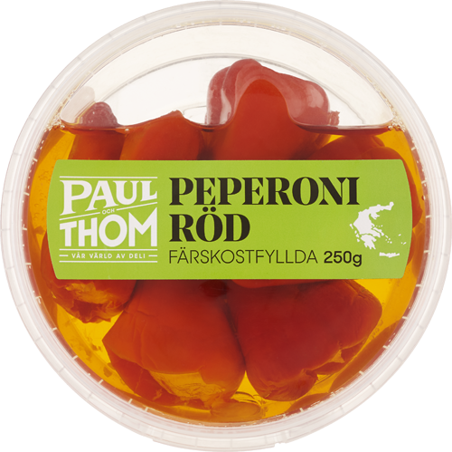 Pepperoni m färskos