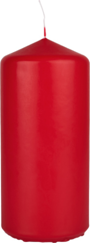 Blockljus röd 15 cm