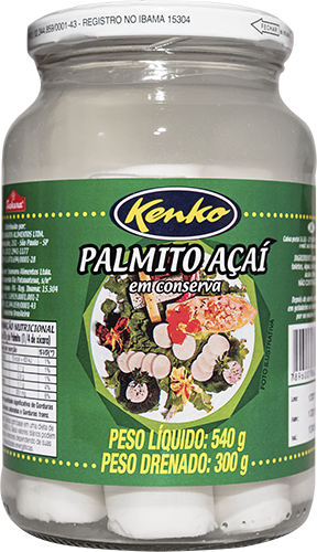 Palmmärg i vatten