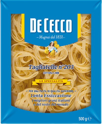 Pasta, Tagliatelle durumvete
